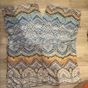 Bohemian Patterned Swim Coverup